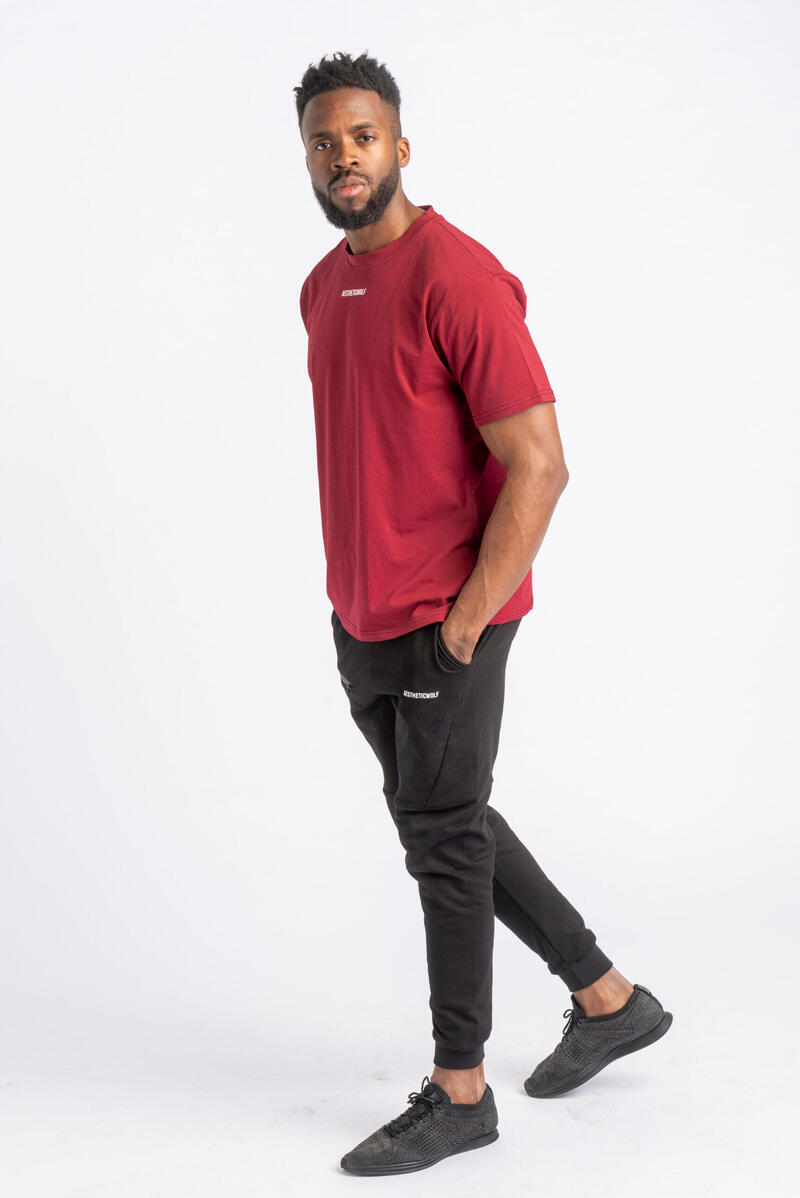 Core T-shirt Fitness- Homme - Rouge