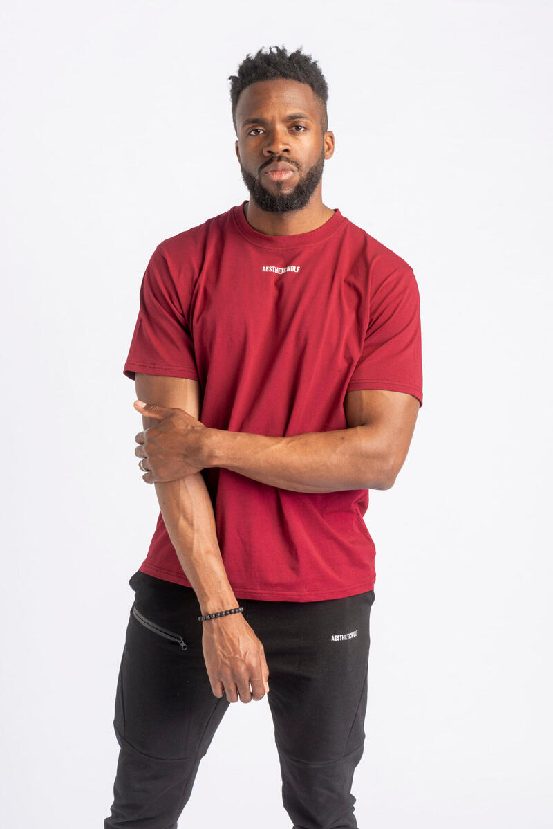 Core T-shirt Fitness- Homme - Rouge