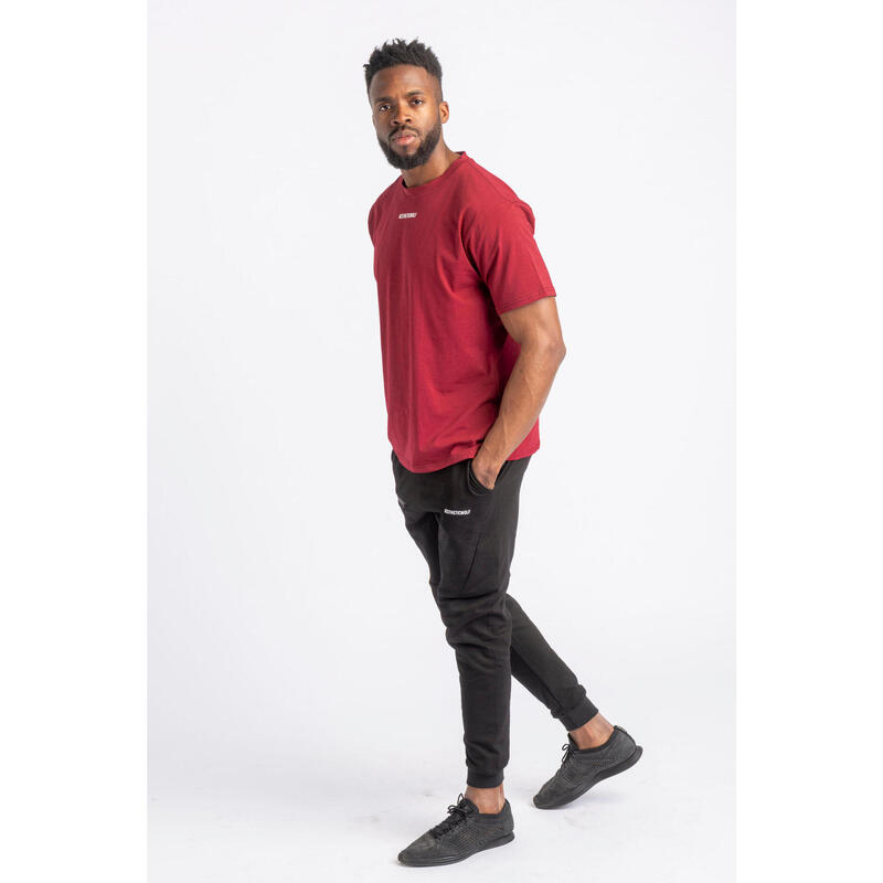 Core T-shirt Fitness - Homens - Vermelho