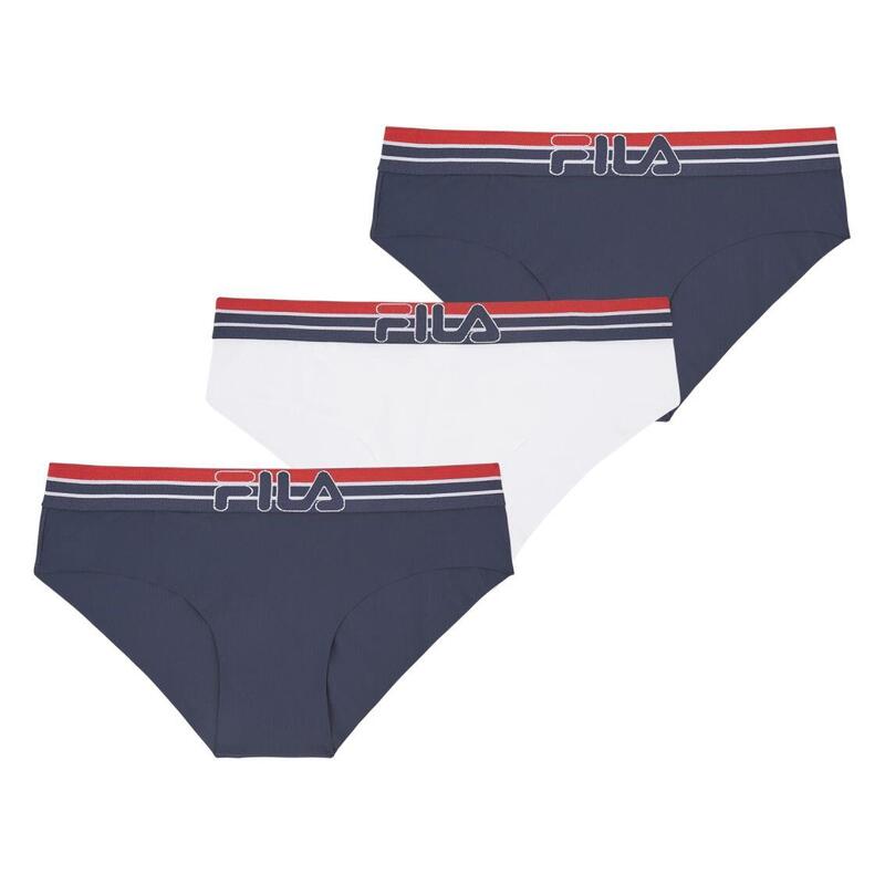 Lot de 3 Culottes ceinture bicolore FU6112