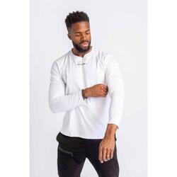 Core Scoop T-Shirt Manches Longues - Fitness - Homme - Blanc