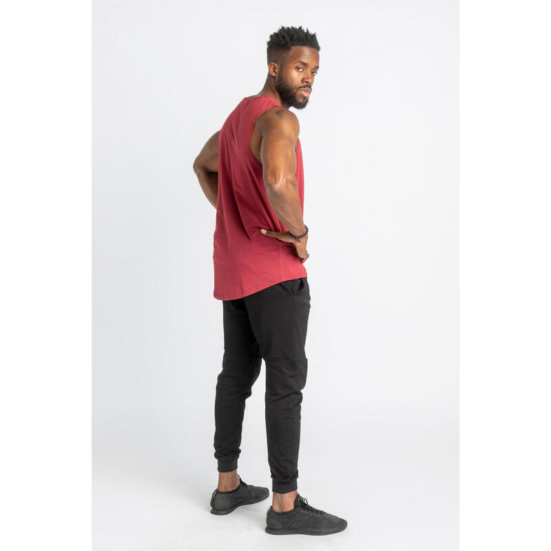 Core Scoop Débardeur T-Shirt - Fitness - Homme - Rouge