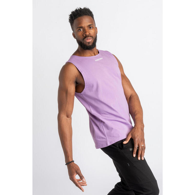 Core Débardeur T-Shirt - Fitness - Homme - Lila