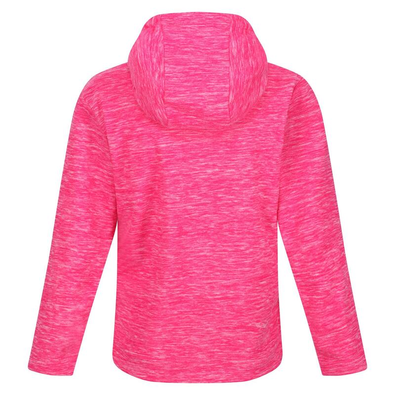 Meisjes Kalina Marl Fleece Hoodie (Fusion Roze)