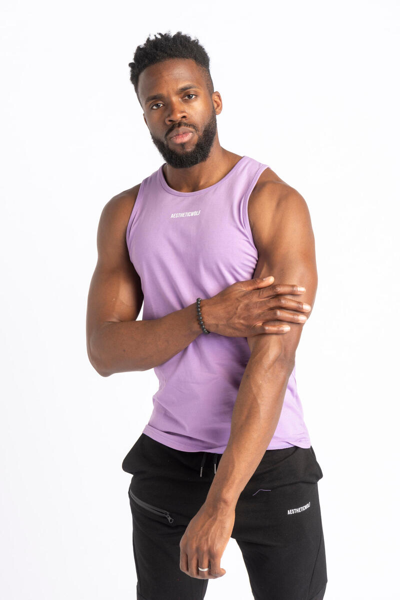 Core Débardeur Tank Top - Fitness - Homme - Lila