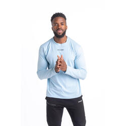 Core T-Shirt Manches Longues - Fitness - Homme - Bleu Layette