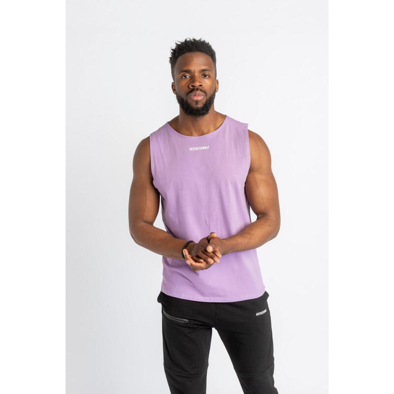 Core Scoop Débardeur T-Shirt - Fitness - Homme - Lila