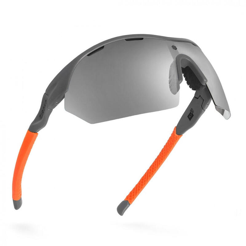 Gafas fotocromáticas ciclismo K3s PhotoChromic Grey - Gris - Naranja