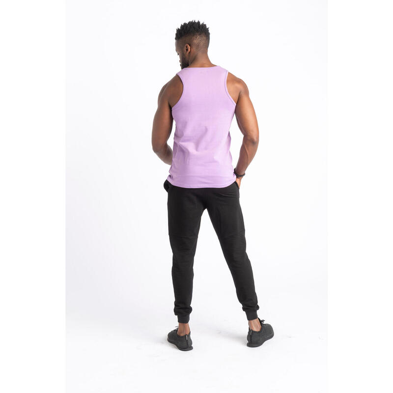 "Core" T-Shirt Sem Mangas Fitness - Homens - Lila