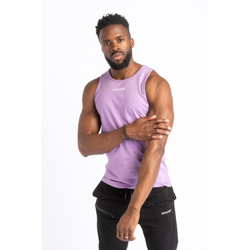 Core Tank Top - Fitness - Herren - Lila