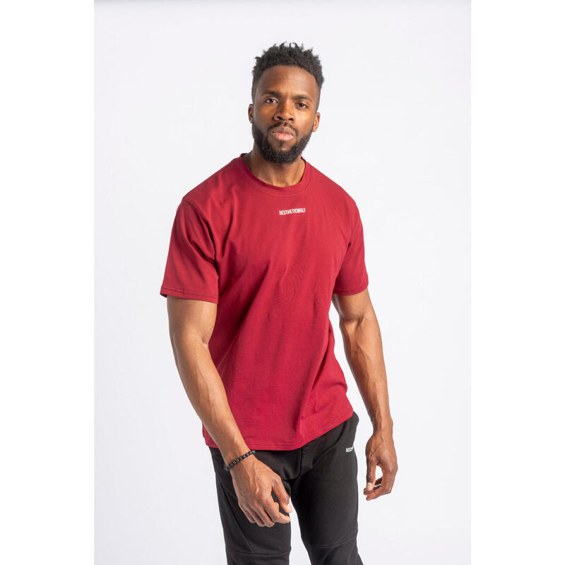 Core T-shirt Fitness- Homme - Rouge
