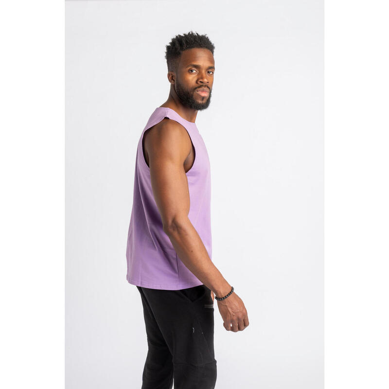 Core Débardeur T-Shirt - Fitness - Homme - Lila