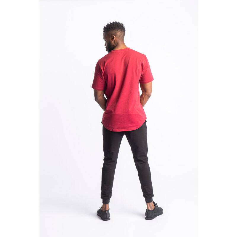 Core Scoop T-shirt Fitness- Homme - Rouge