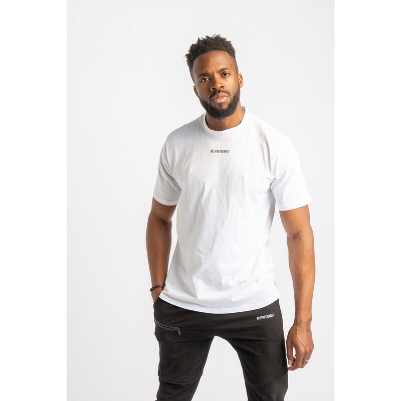Core Scoop T-shirt Fitness- Homme - Blanc