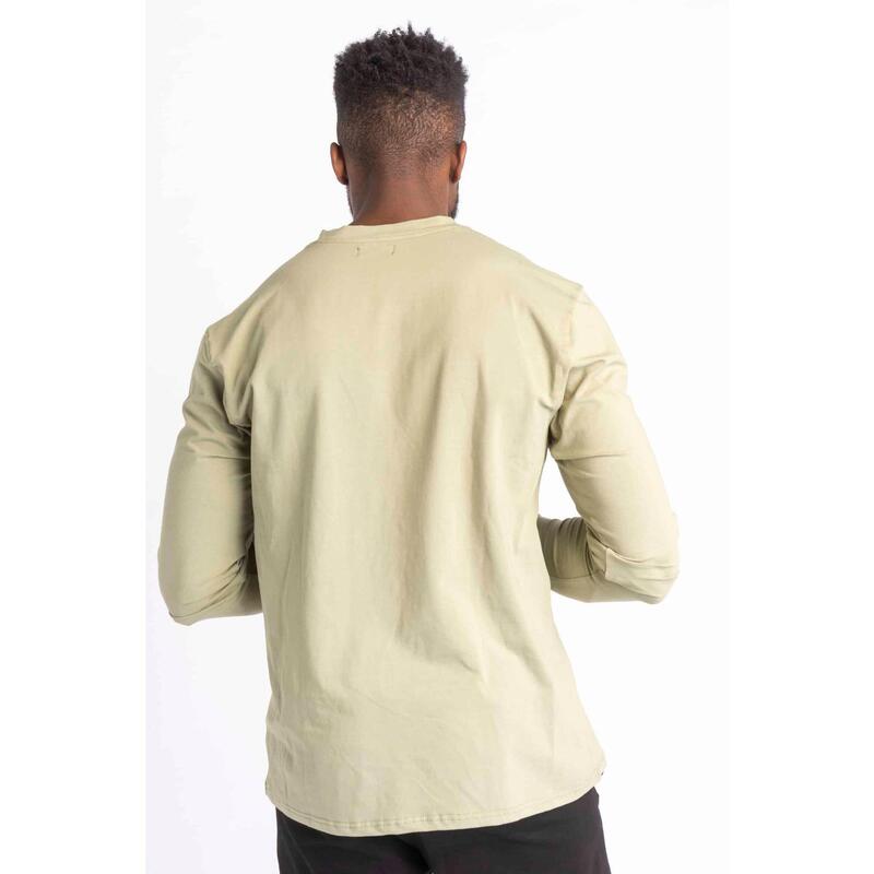 Core T-Shirt Manches Longues - Fitness - Homme - Vert Sauge