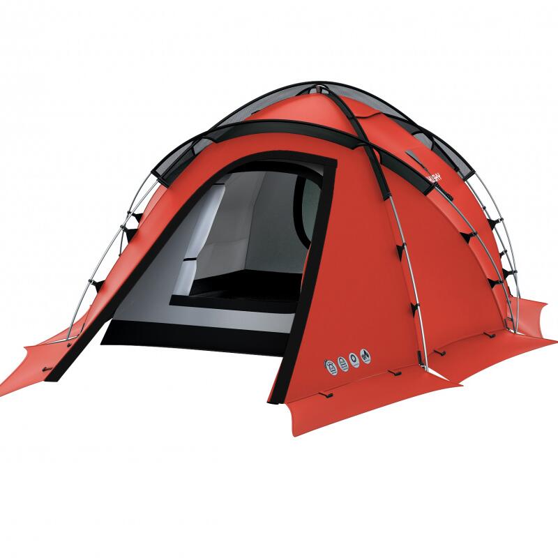 Fighter Extreme 2021 3-4 - lichtgewicht tent - 3-4 persoons - Rood