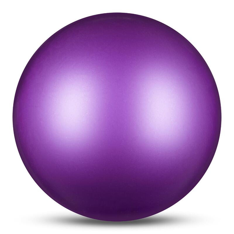 Pelota PVC Metalizada 350 g INDIGO 17 cm Violeta