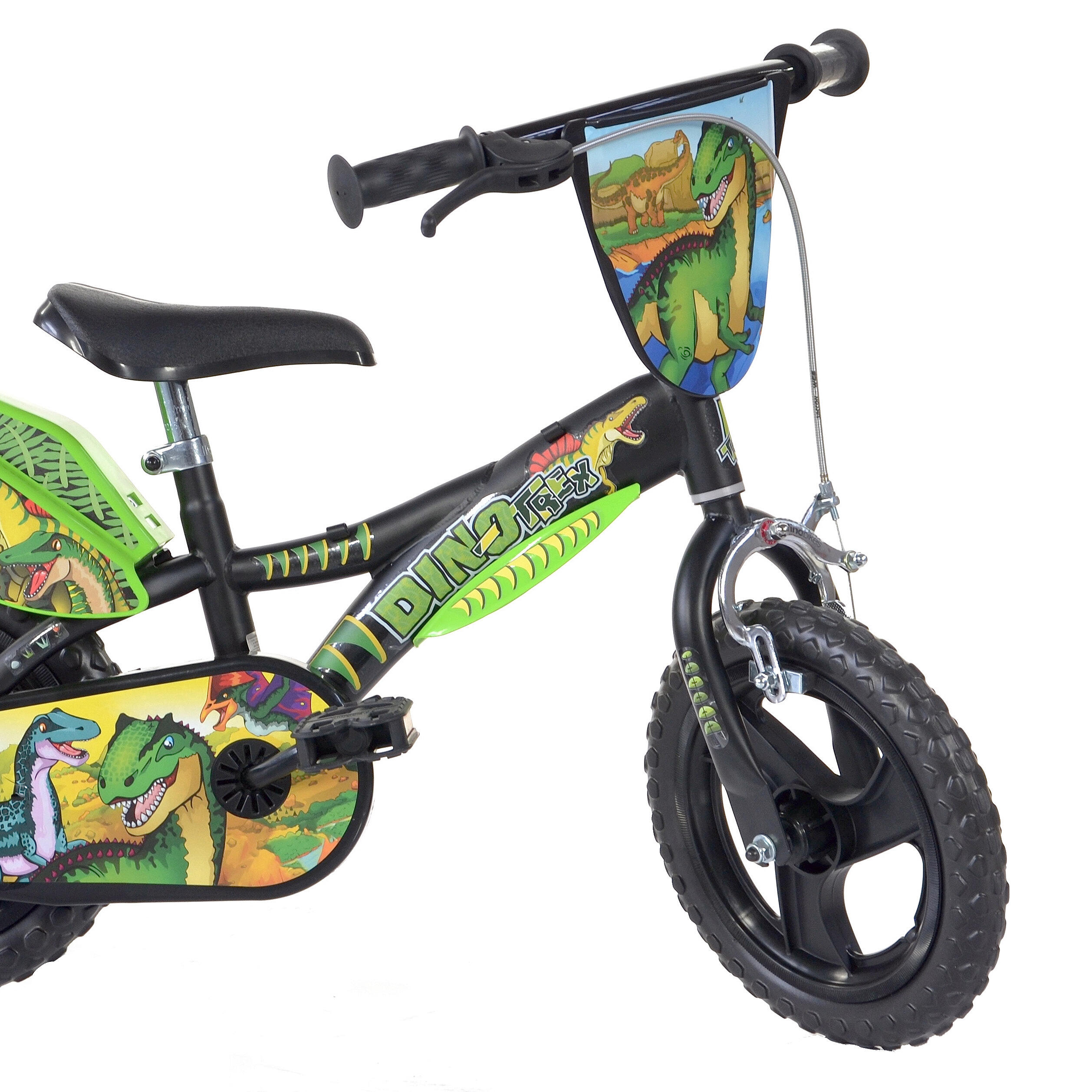 Dino Dinosaur Kids Bike - 12in Wheel 2/4
