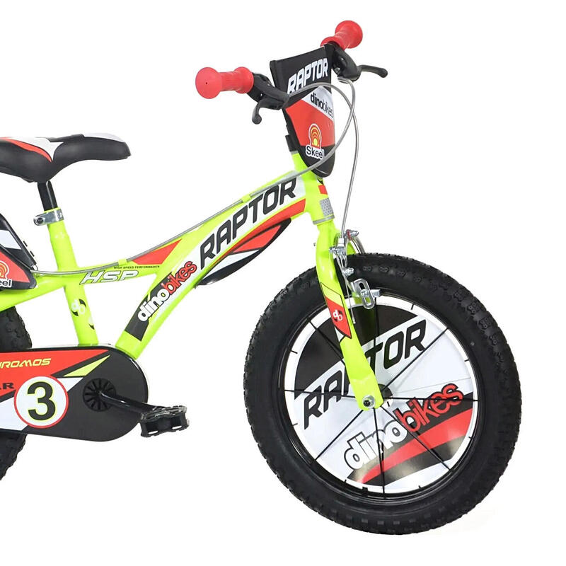 Bicicleta de Menino 14 polegadas Raptor 4-6 anos