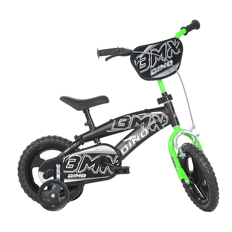 Bicicleta Niños 12 Pulgadas BMX negro 3-5 años