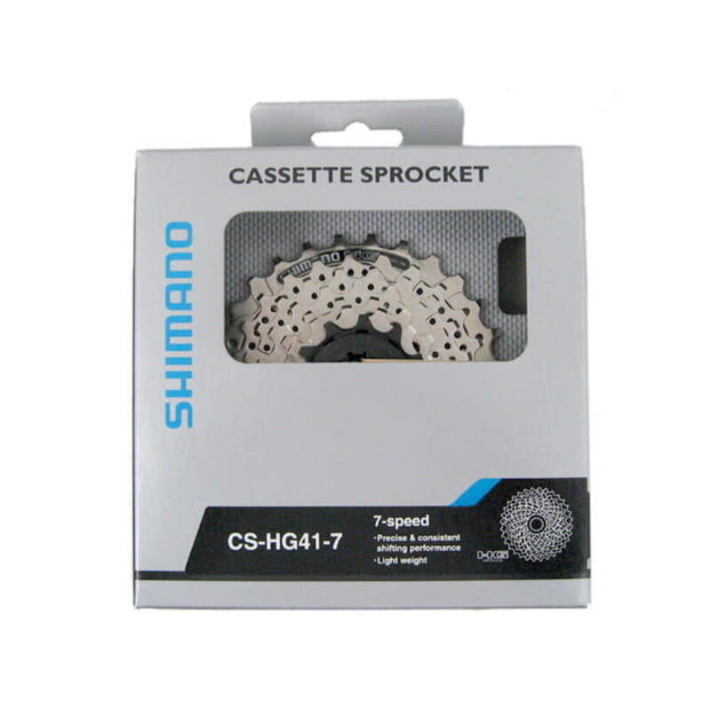Shimano Cassette Cs-hg41 Plata 7v.(11-28)(11/13/15/18/21/24/28)