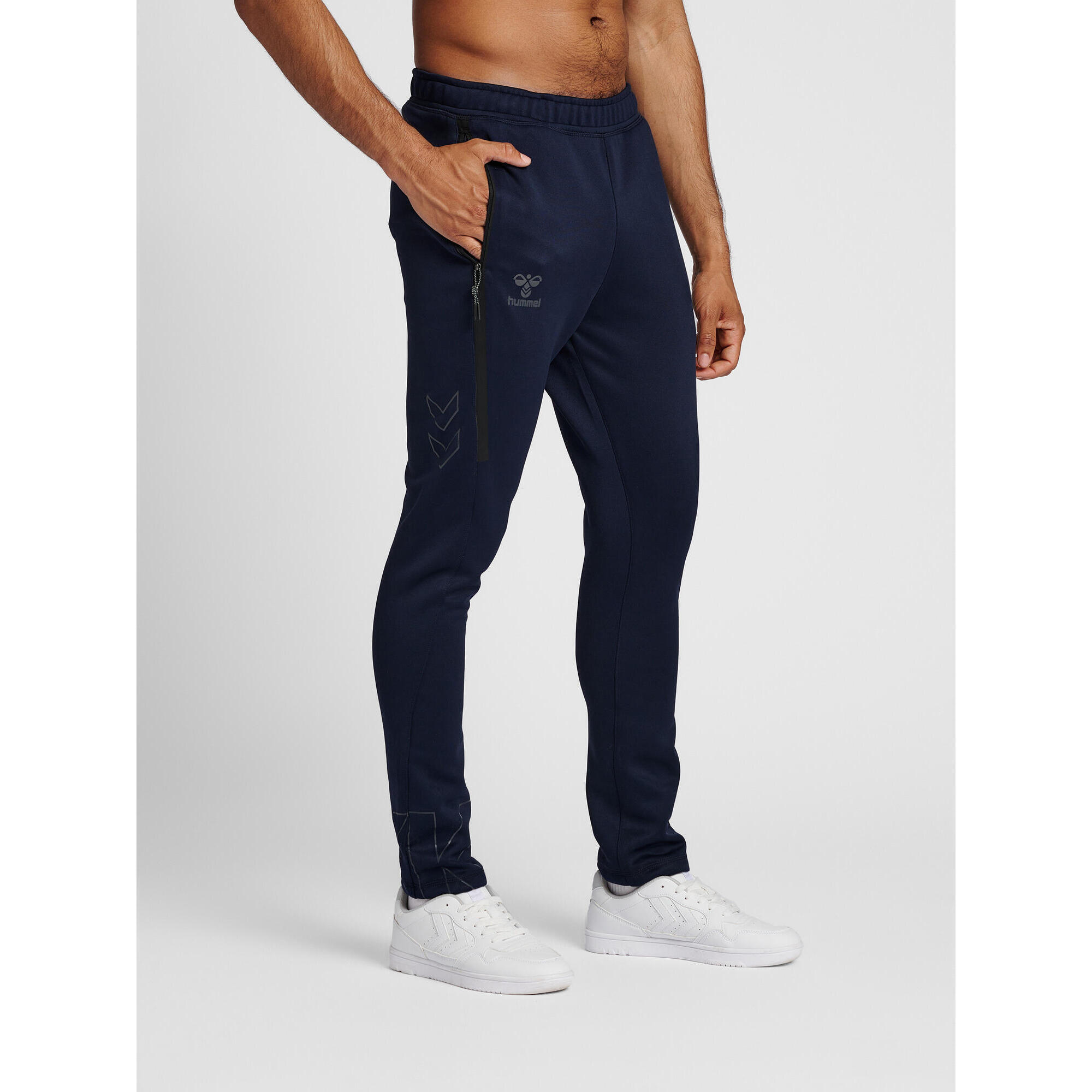 Hummel - Fermeture À Cordon Pantalon Hmlcima Homme Hummel - Pantalons - Bleu - S - Decathlon