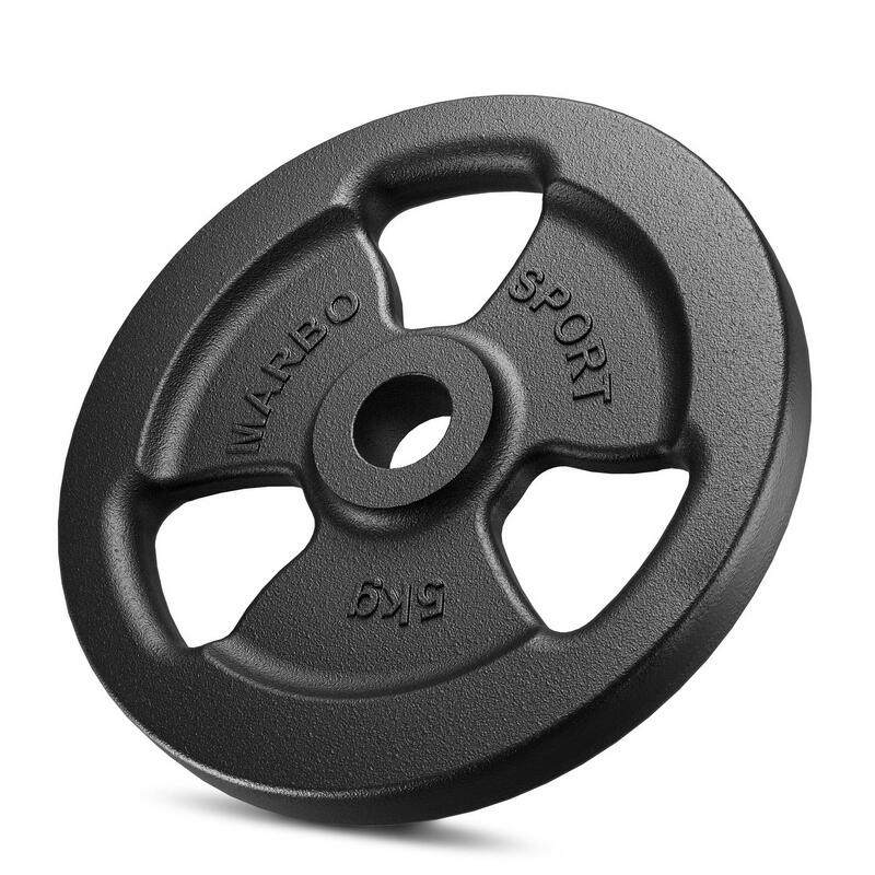 Tri-grip halterschijven van gietijzer ø31 mm Marbo Sport 29 kg