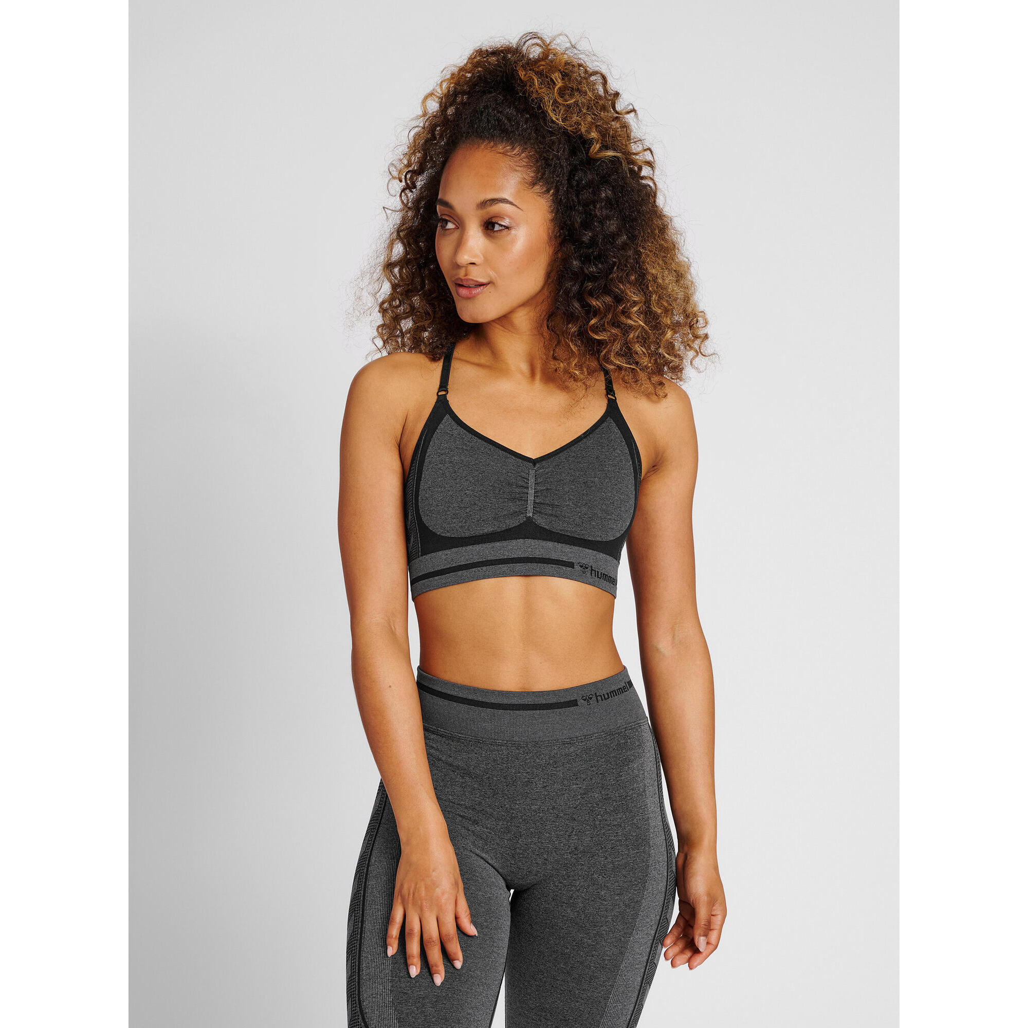 Top Hmlmt Yoga Femme Respirant Séchage Rapide Sans Couture Hummel