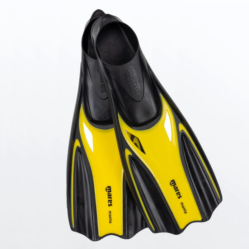 Palmes de Snorkeling Manta Jr. Enfant Jaune