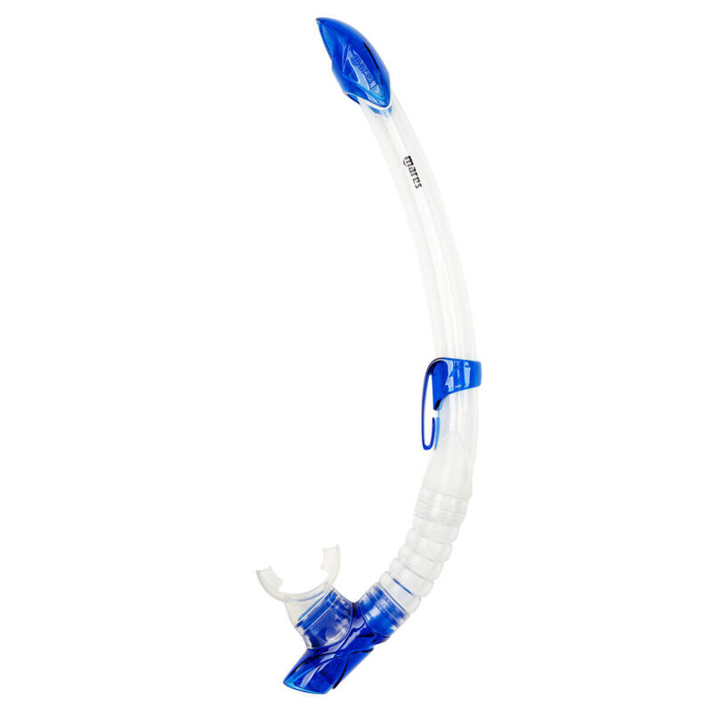 Masque et Tuba de Snorkeling Combo Trygon Adulte Bleu Blanc Transparent