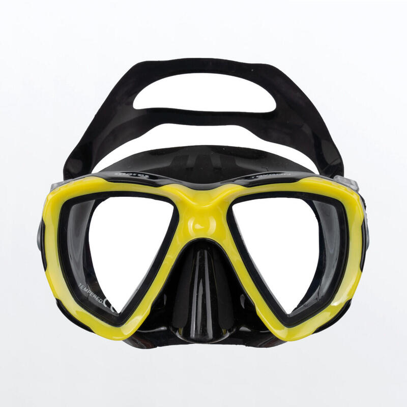 Máscara de Snorkeling Tryagon Amarelo-Preto