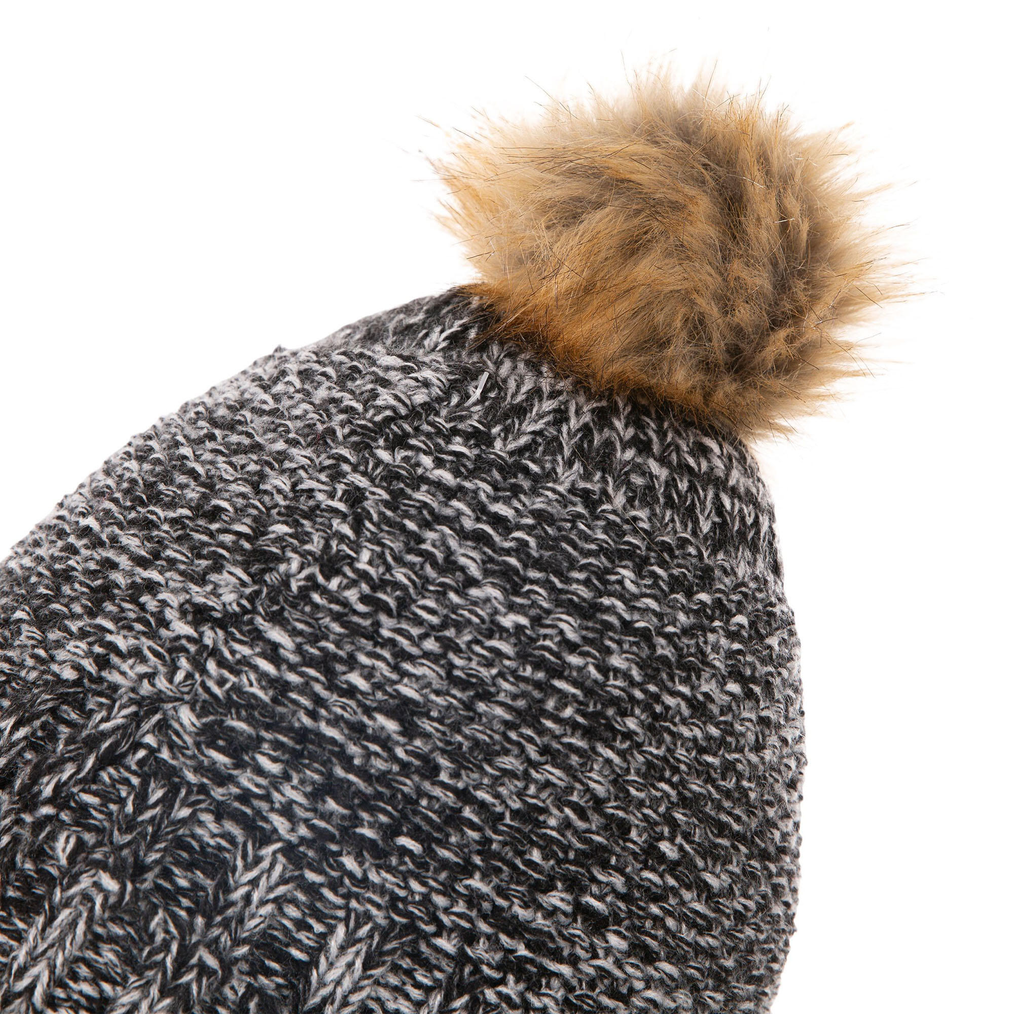 Women's KELLISA pompom hat (Black)