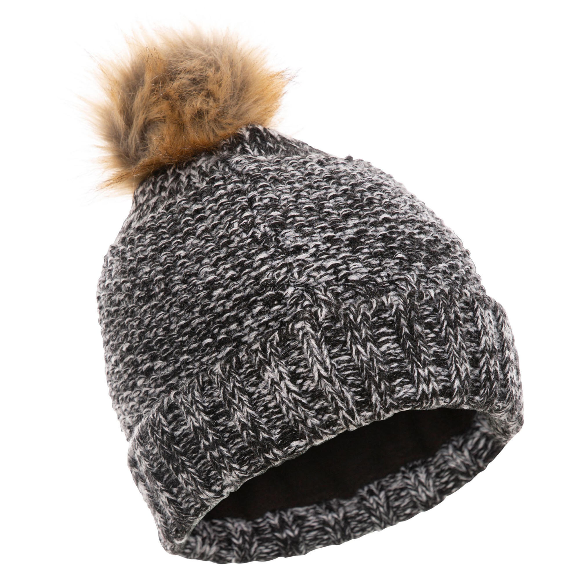 Women's KELLISA pompom hat (Black)