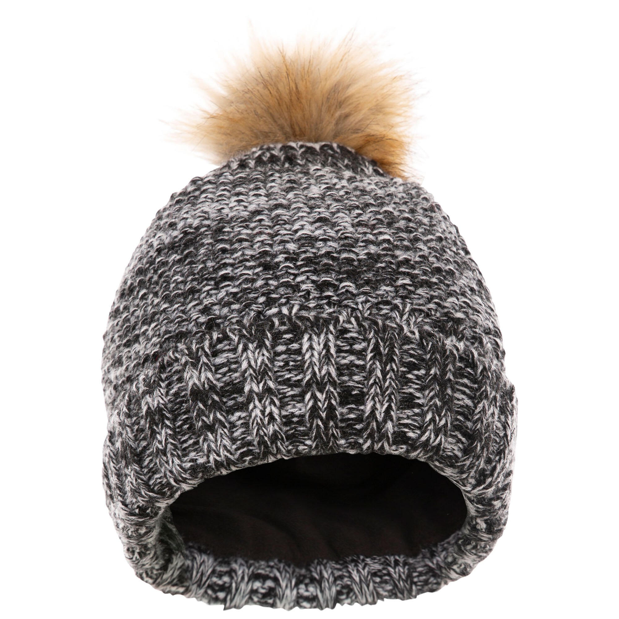 Women's KELLISA pompom hat (Black)