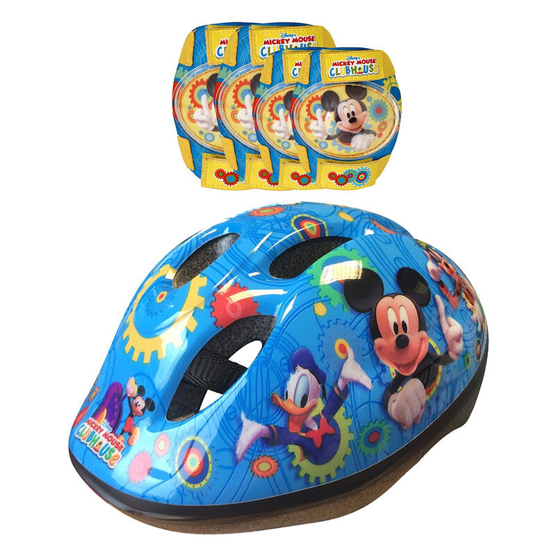 Capacete e Proteções Criança Mickey Mouse Tam. 53-56 cm