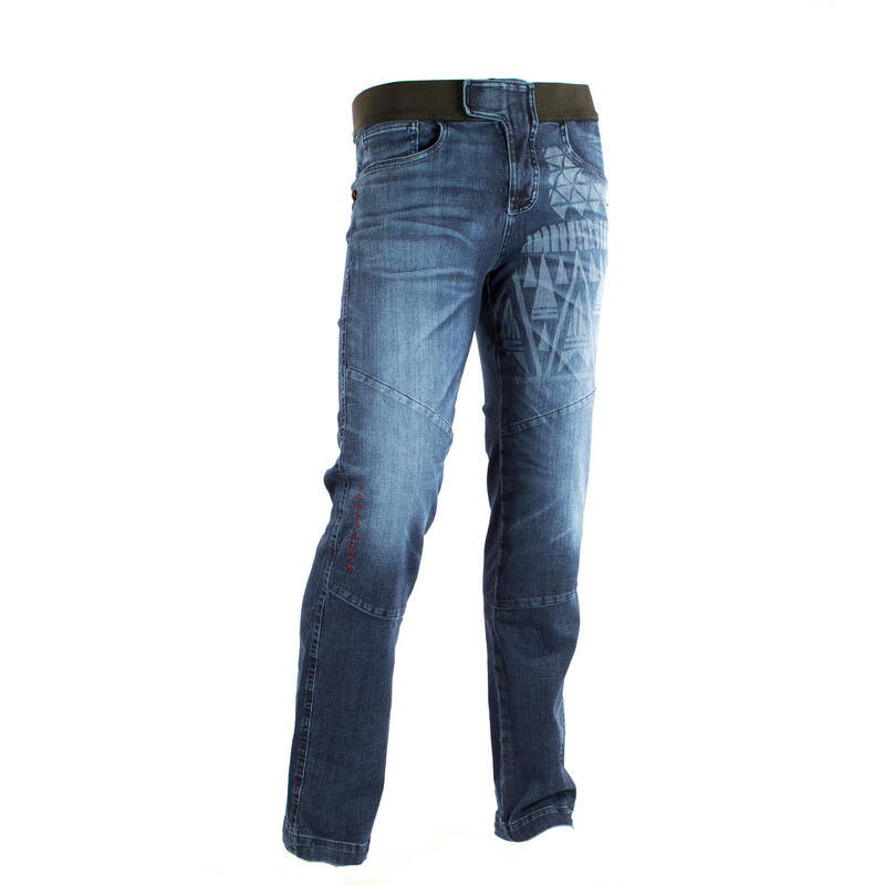 congestión Acumulativo Reparación posible Pantalón Escalada Turia Jeans Ethnic Hombre | Decathlon