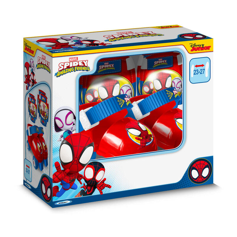 Roller et Protecteurs Enfant Spidey Taille 23-27