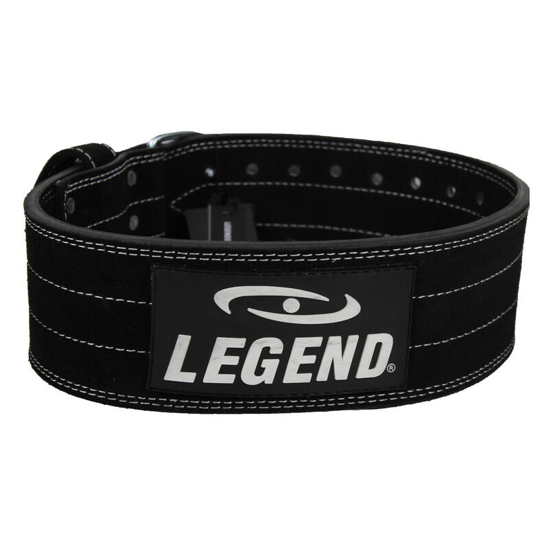 PowerLifting Belt Heren/Dames Zwart Suede Leer