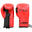 Gants de Boxe Dentelle Homme/Femme Cuir Rouge-Noir Mat