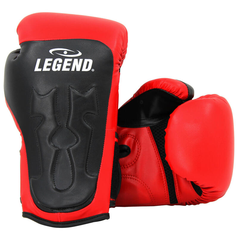 Power Rangers Gants de Boxe Homme/Femme Rouge PU