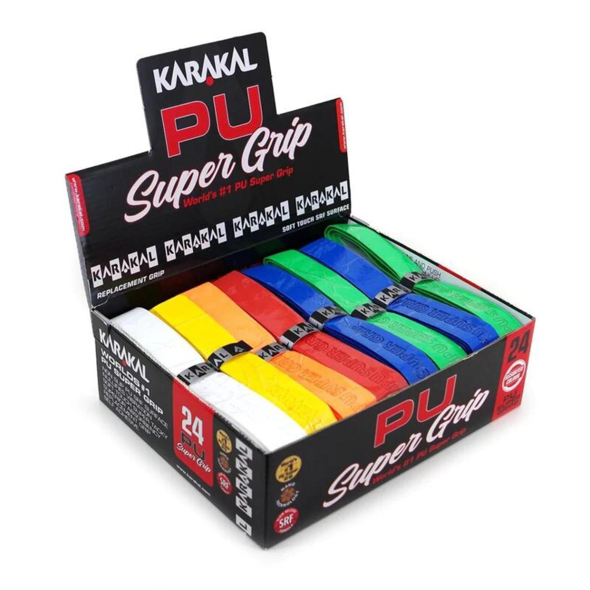 KARAKAL Karakal PU Super Grip Assorted - Box of 24 Grips