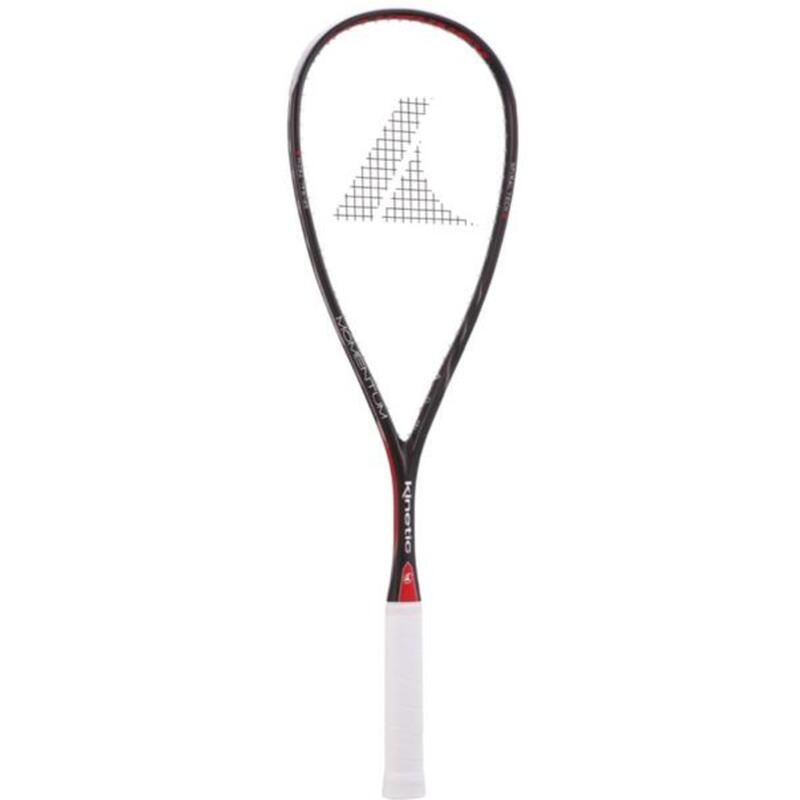 Kinetic Momentum Volwassenen Squashracket - Zwart/Rood