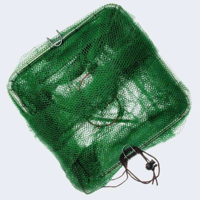 Lokaas visval 'leitwehr' | Zijvleugels | 24 x 24 cm | Groen