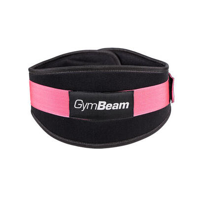 Cintura powerlifting in neoprene nera rosa LIFT