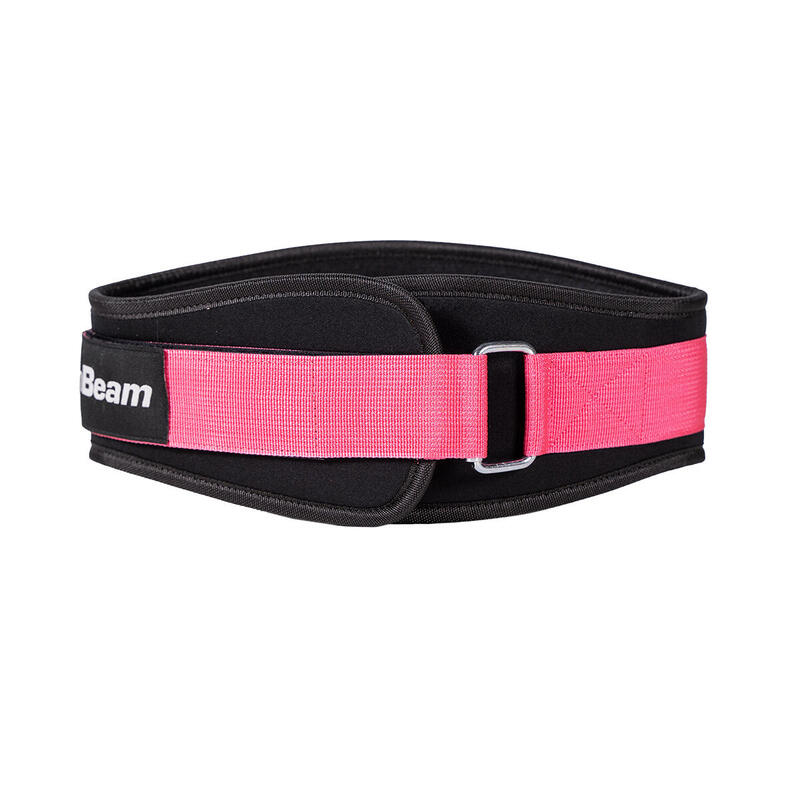 Pas do ćwiczeń fitness GymBeam Lift Black & Pink neoprenowy