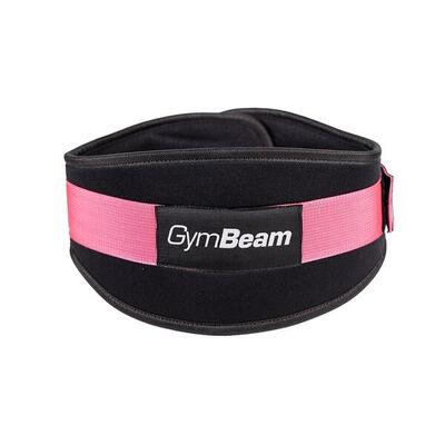 Cintura powerlifting in neoprene nera rosa LIFT