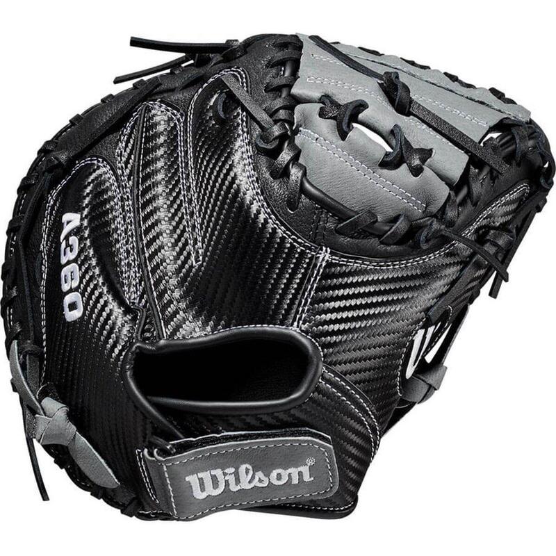 Gant de baseball Catcher - A360 - Enfants - (noir/gris) - 13,5 pouces