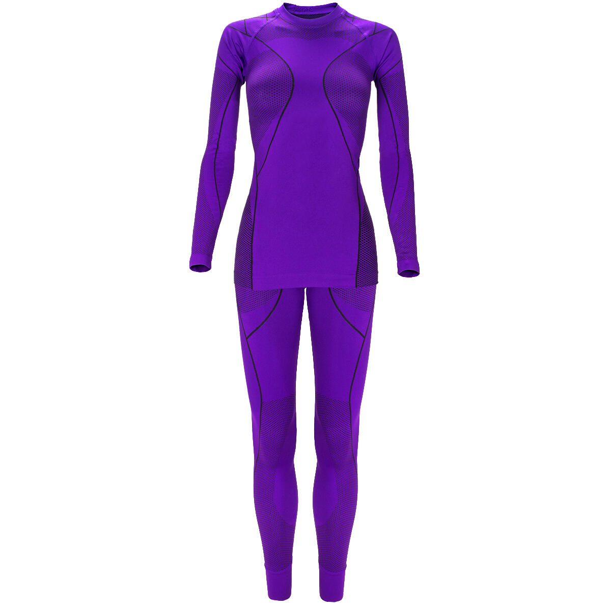 Thermal and functional underwear set | Women's | Seamless | Purple