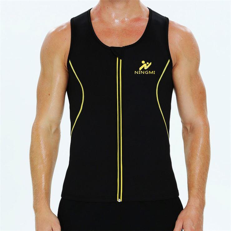 Vesta Fitness pentru slabit barbati, Negru, Neopren , SlimBody