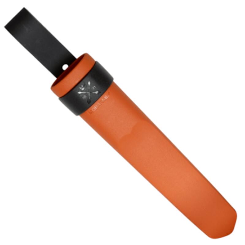 Couteau de survie Kansbol Burnt Orange avec étui en polymère - Orange
